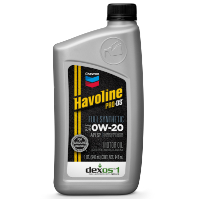 Havoline® PRO-DS® Full Synthetic Motor Oil SAE 0W-20